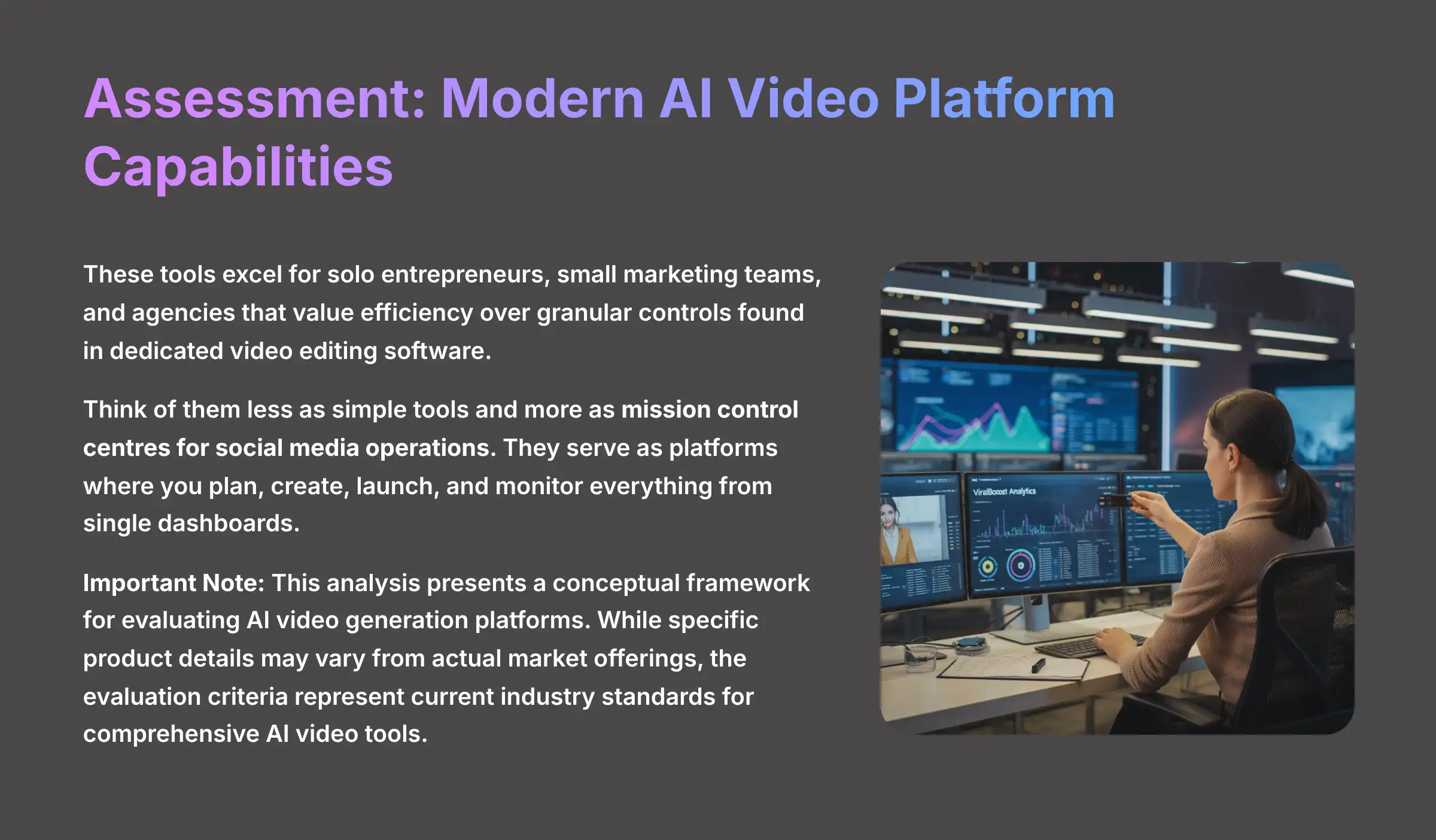 Assessment Modern AI Video Platform Capabilities
