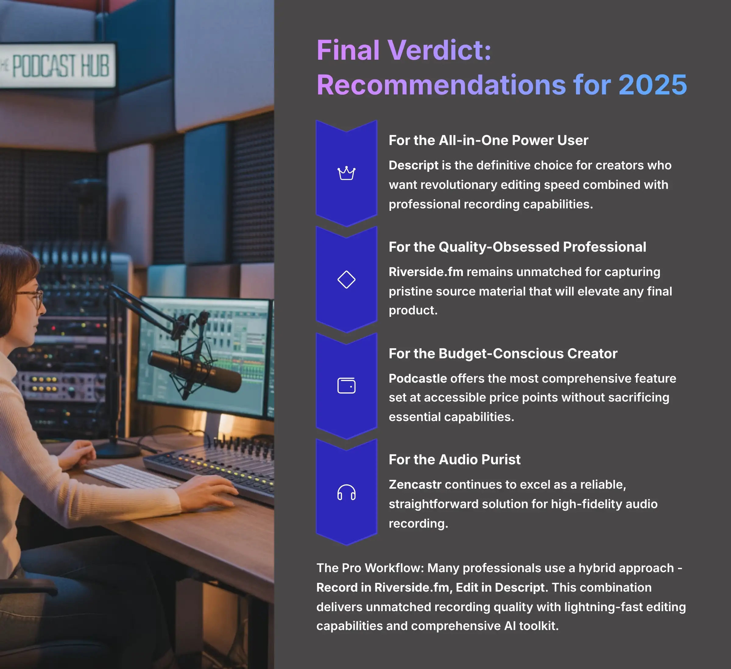 Final Verdict Recommendations for 2025