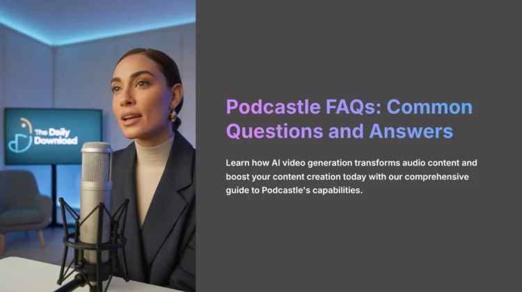 1_Podcastle-FAQs-Common-Questions-and-Answers_aivideogeneratorsfree.com-AI-video-generators-free