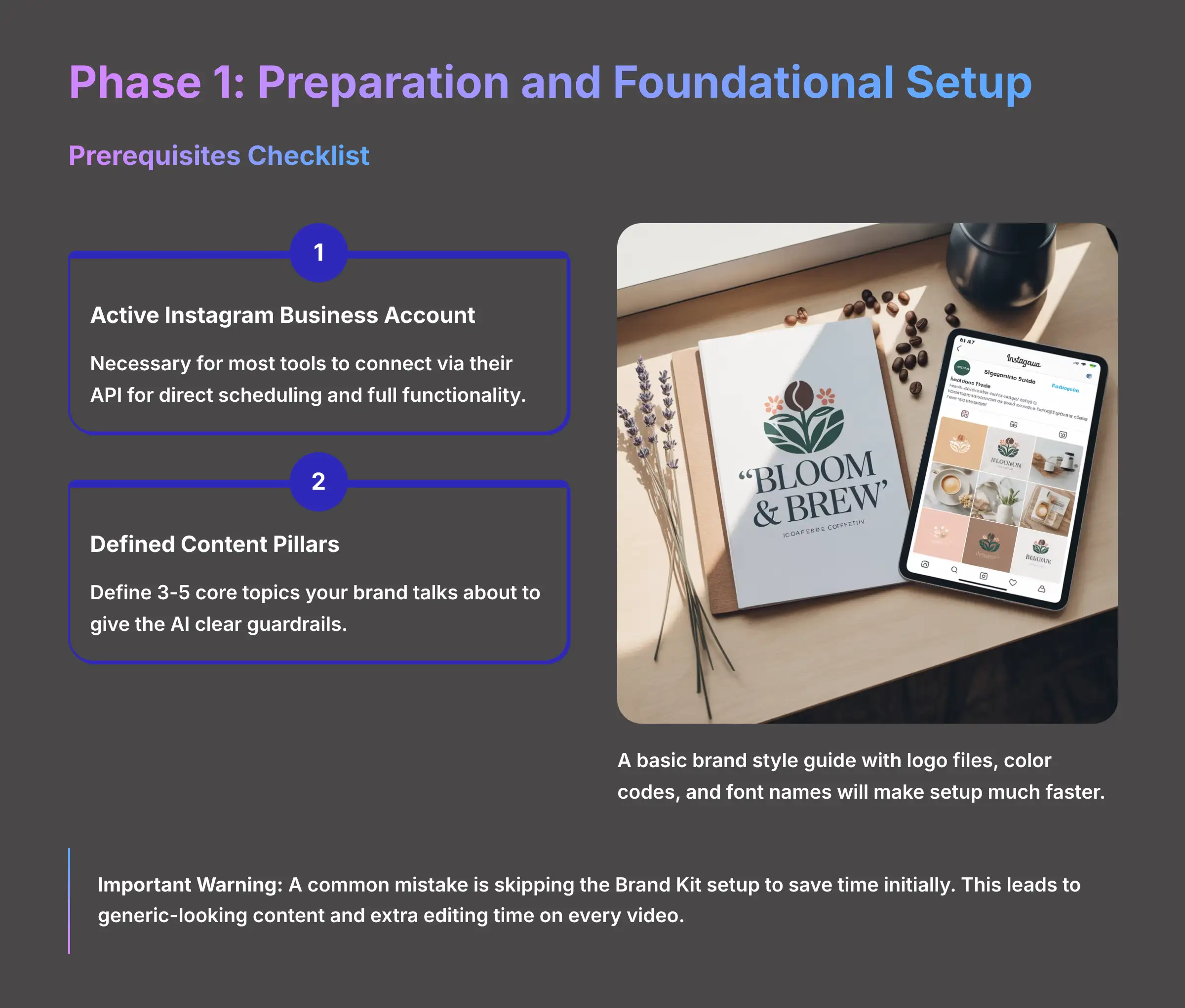 Phase 1 Preparation and Foundational Setup for AI Video Tools