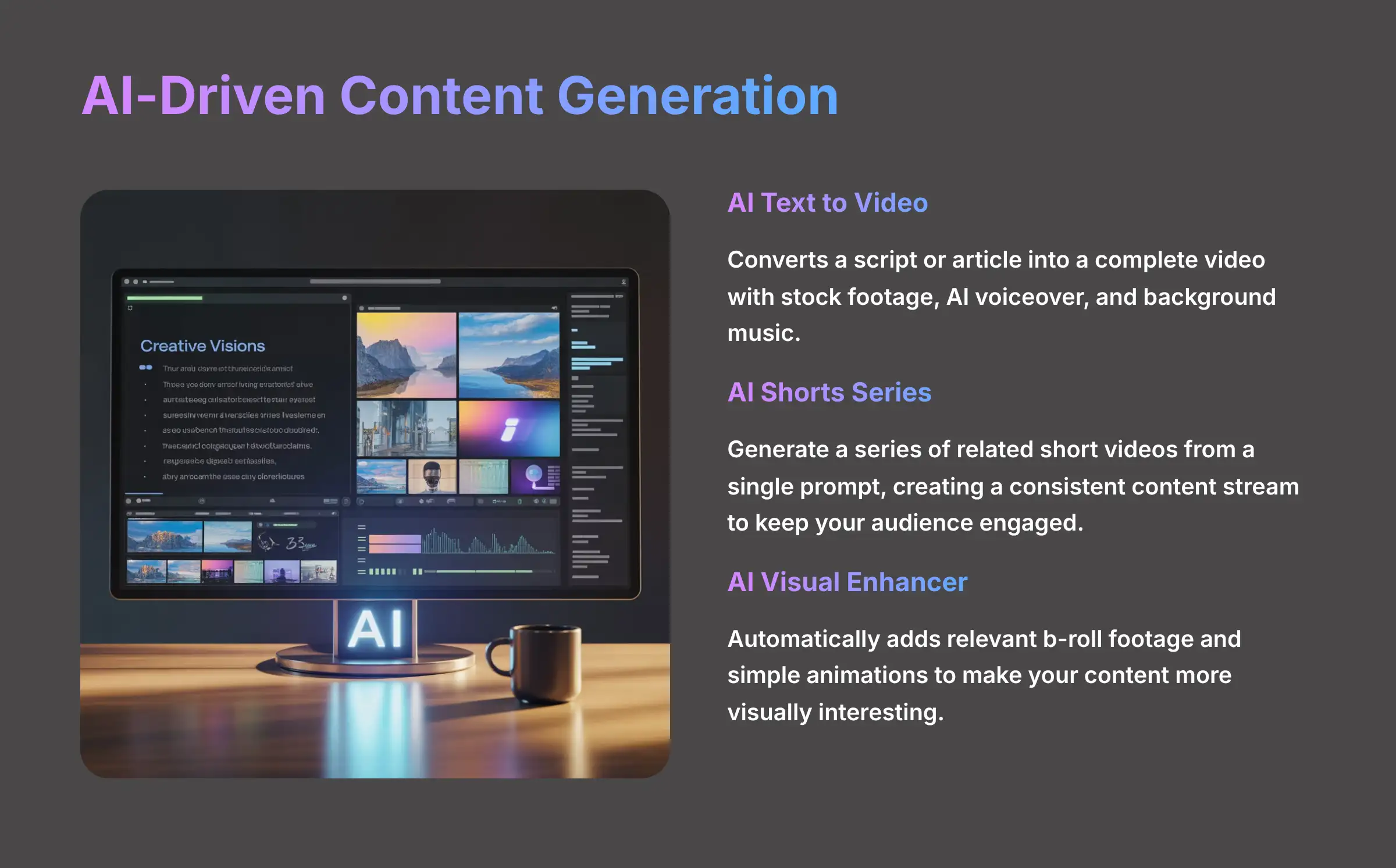 AI-Driven Content Generation Features