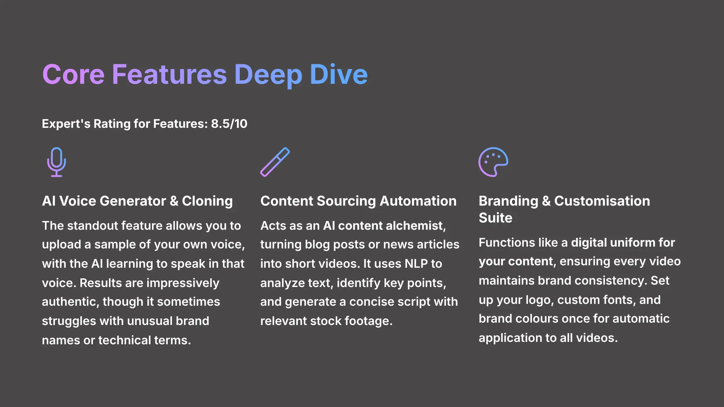 Core Features Deep Dive Analysis