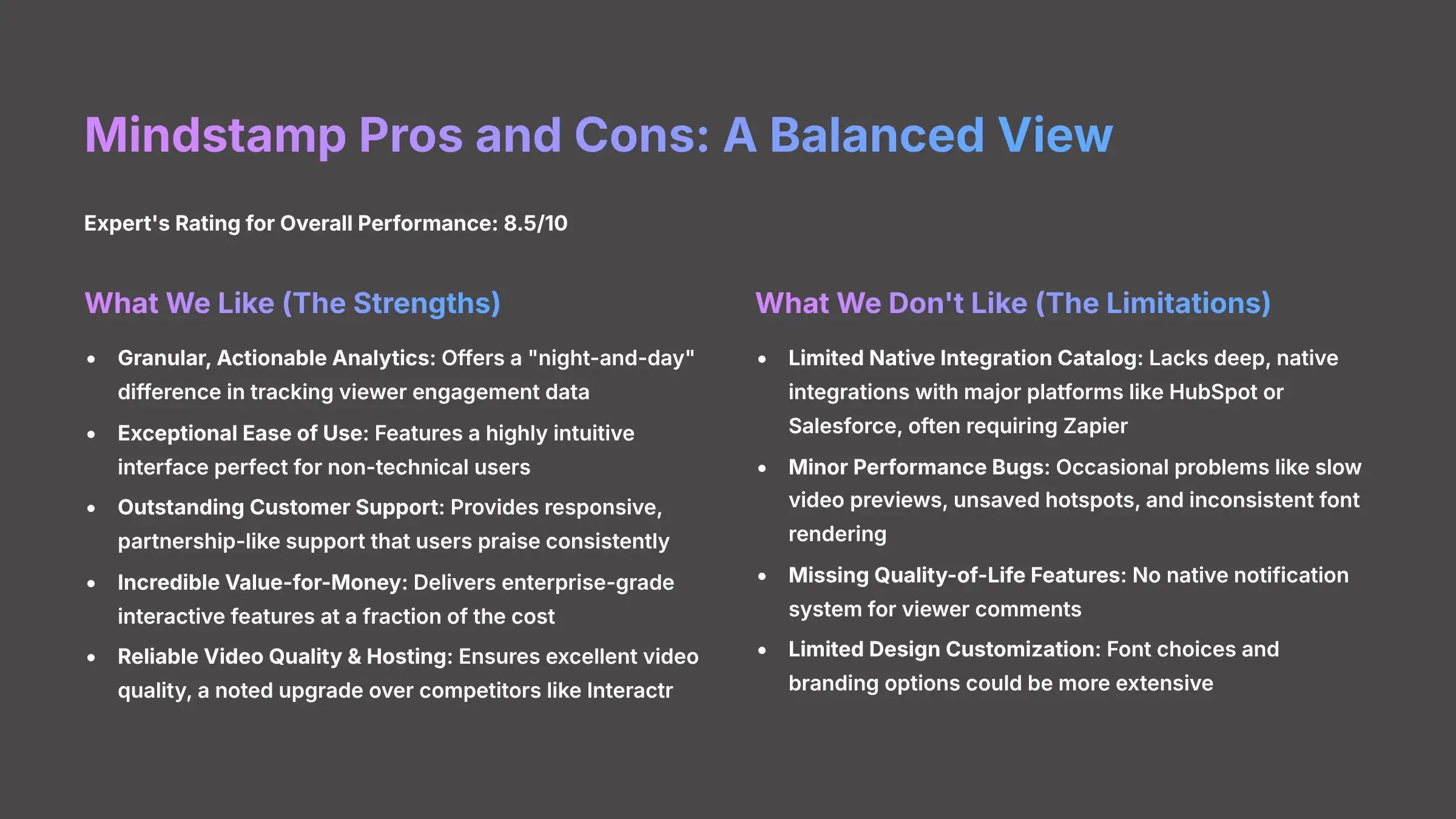 Mindstamp Pros and Cons A Balanced View