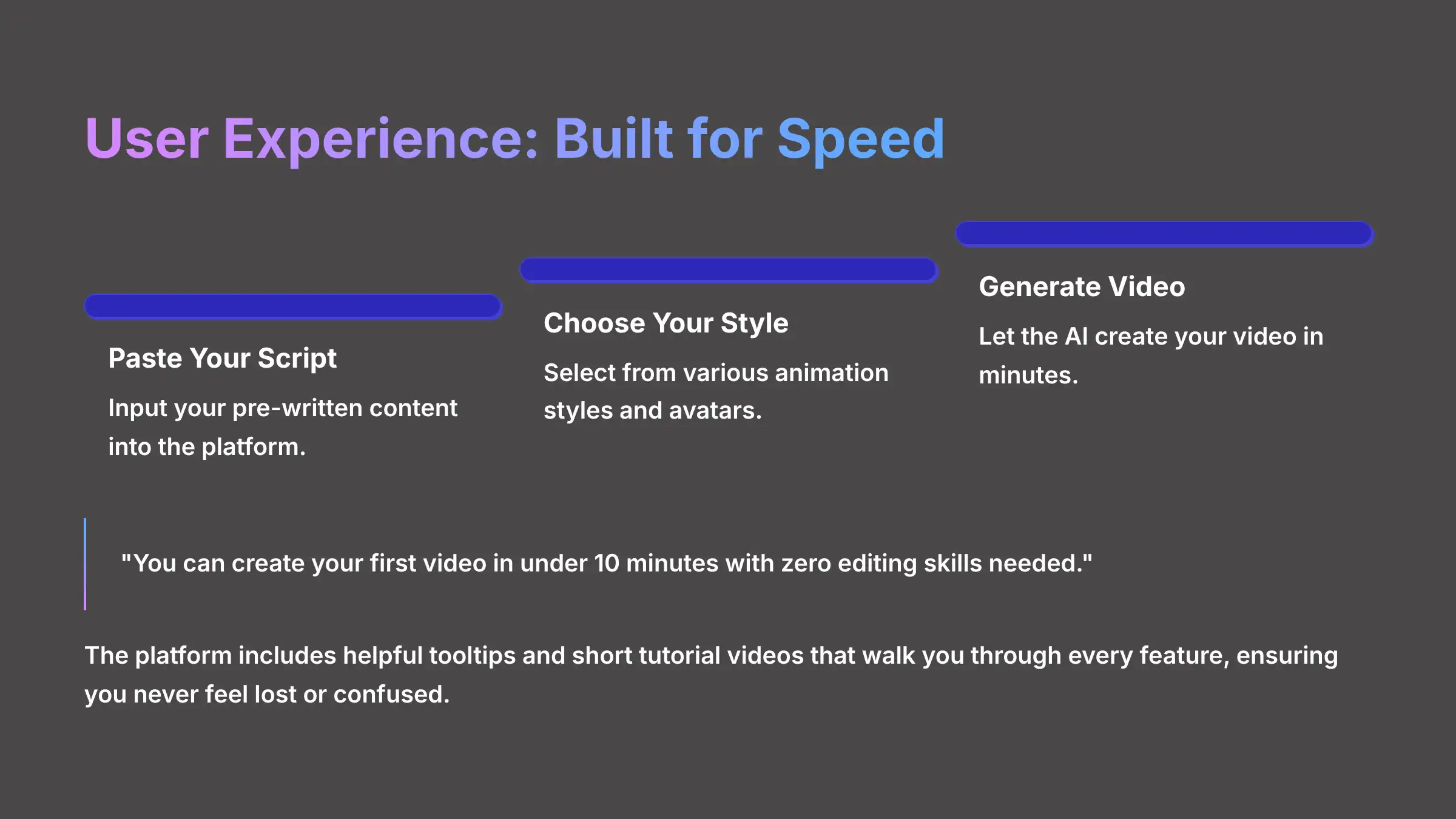 User Experience Built for Speed and Efficiency