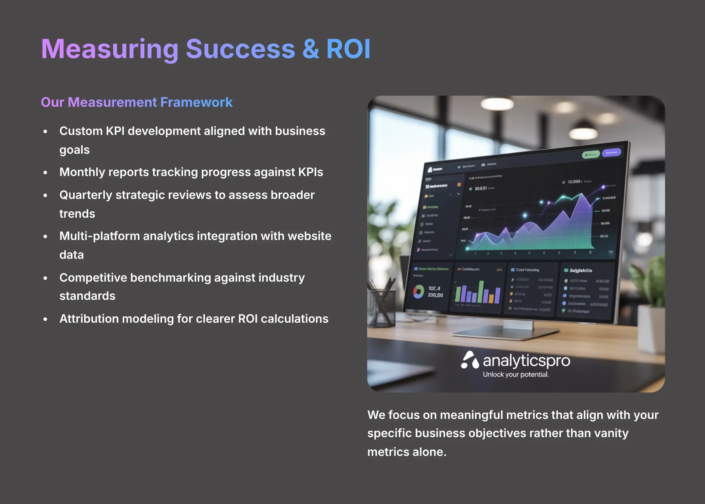 Measuring Success and ROI - Analytics and Performance Tracking