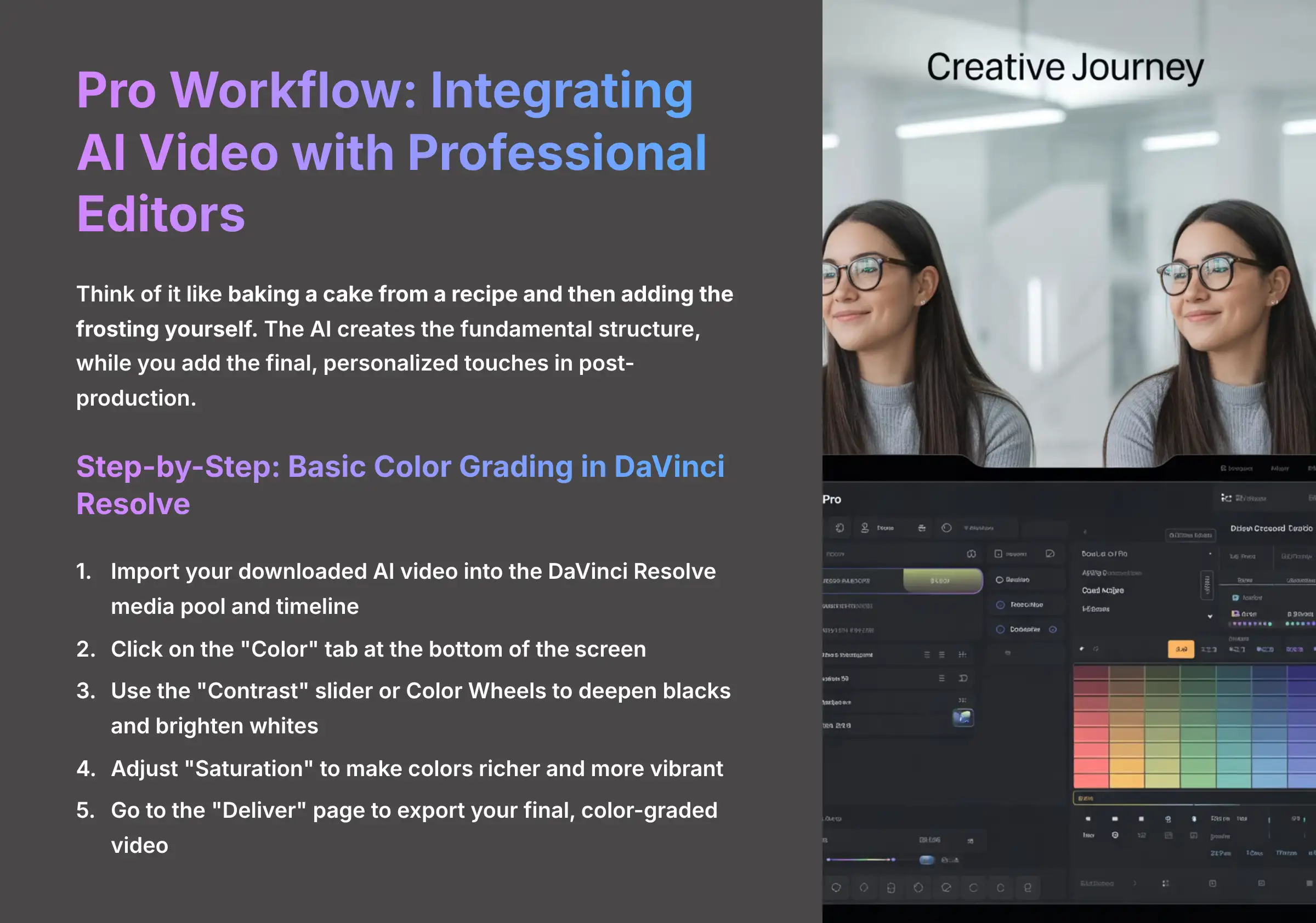 Pro Workflow: Integrating AI Video with Professional Editors