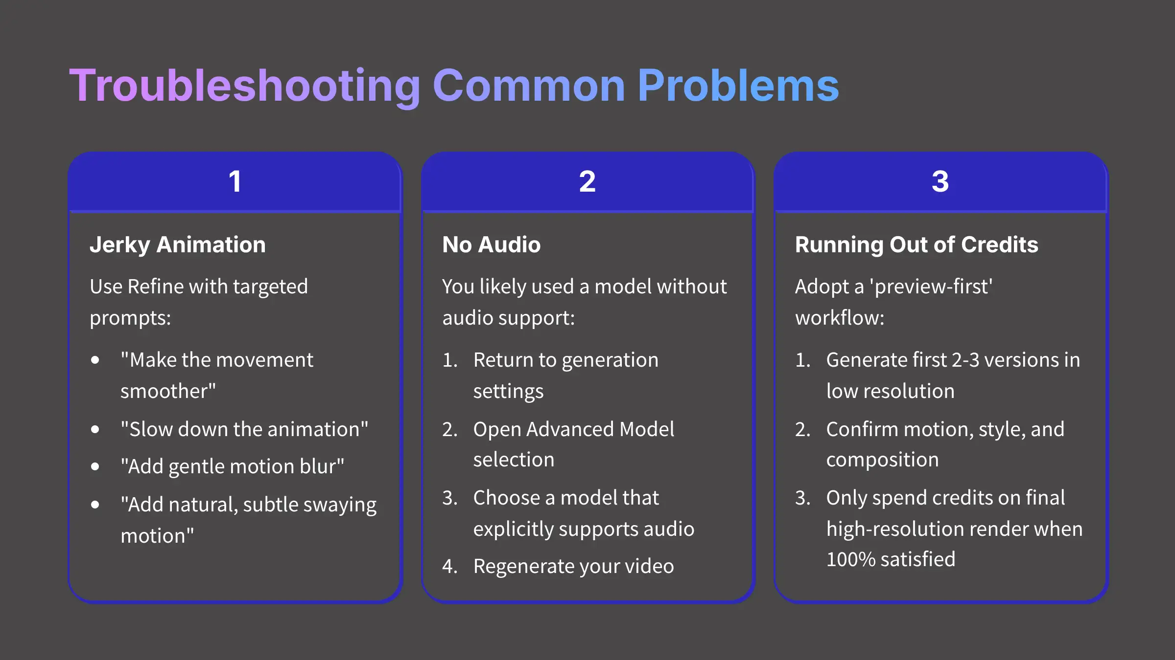 Troubleshooting Common Problems in Neural.love
