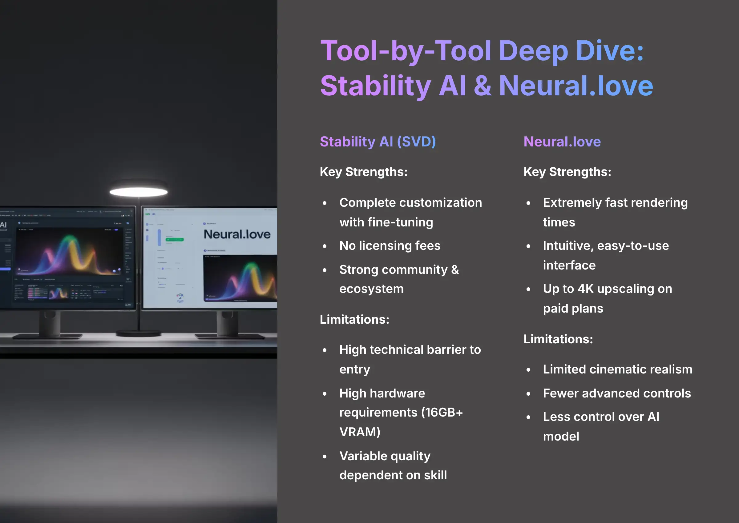 Tool-by-Tool Deep Dive - Stability AI and Neural.love