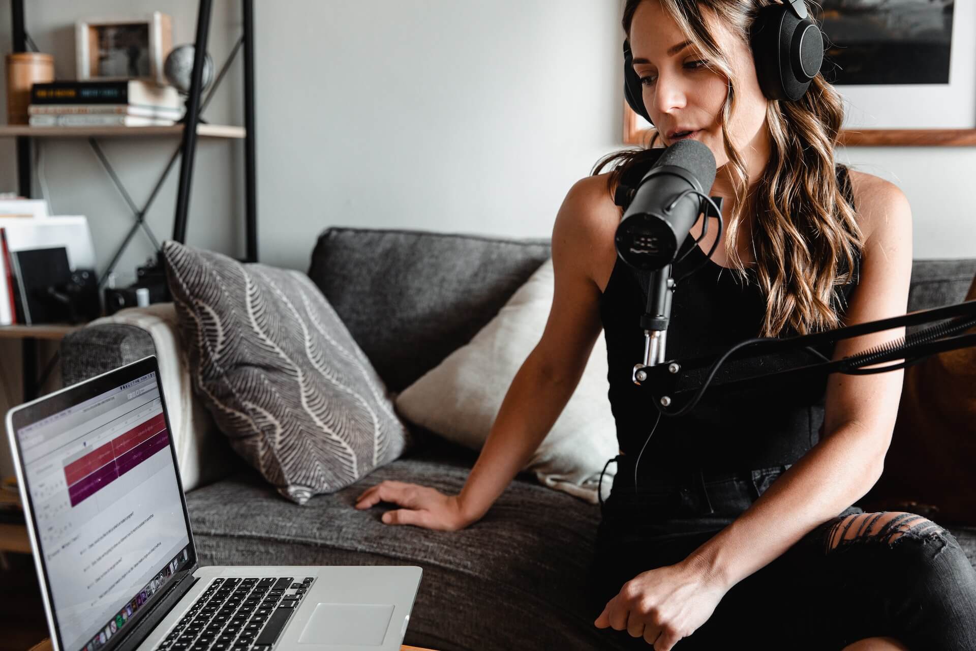 AI Voice Cloning setup interface showing microphone and recording process