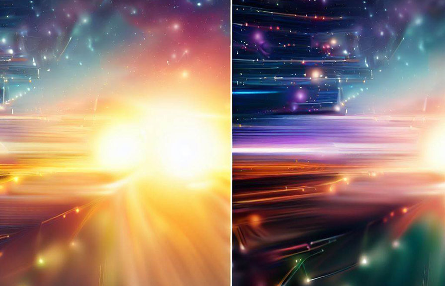 AI Photo Enhancement Before and After Comparison