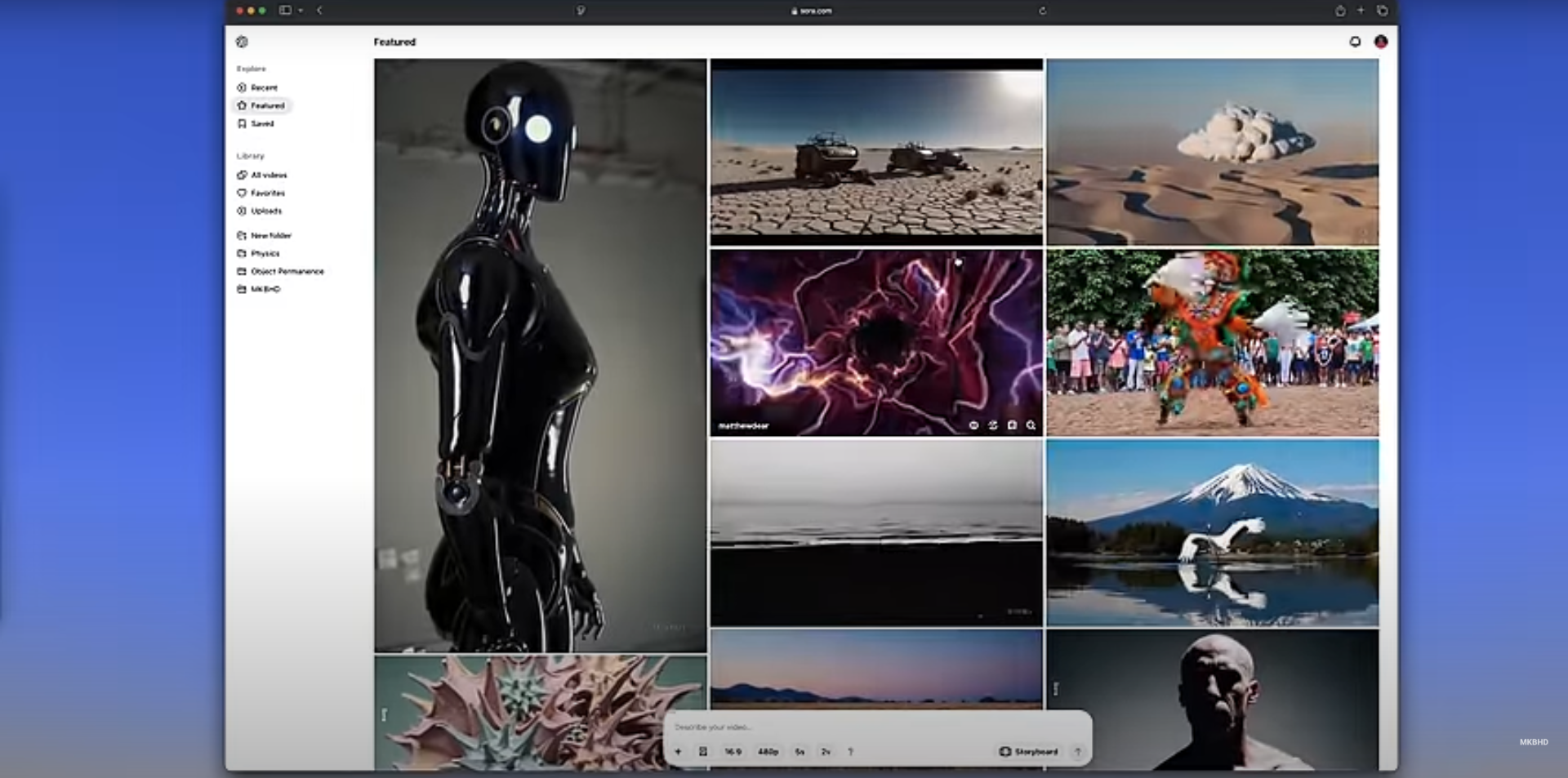OpenAI Sora AI Video Generator Platform