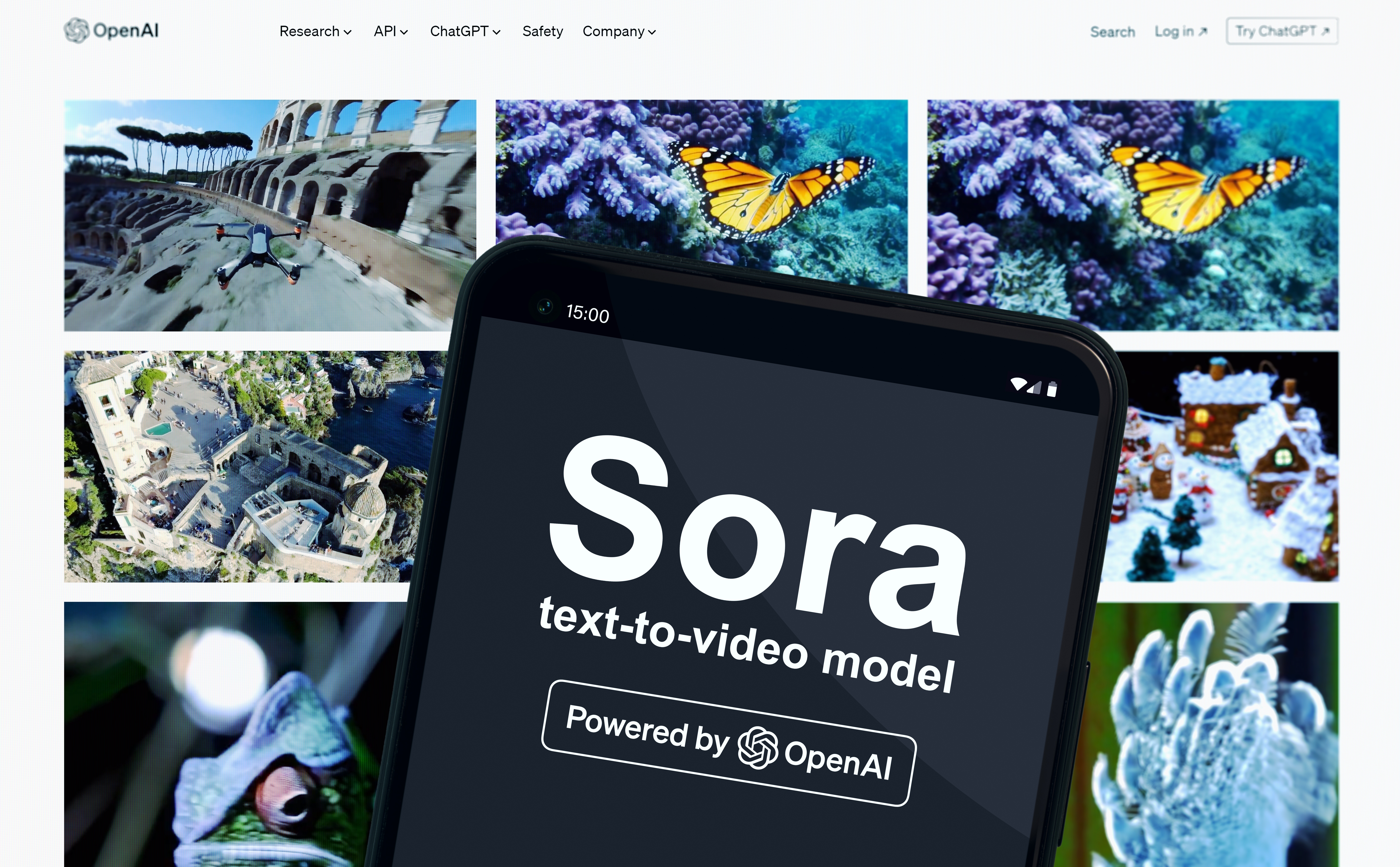 OpenAI Sora Interface